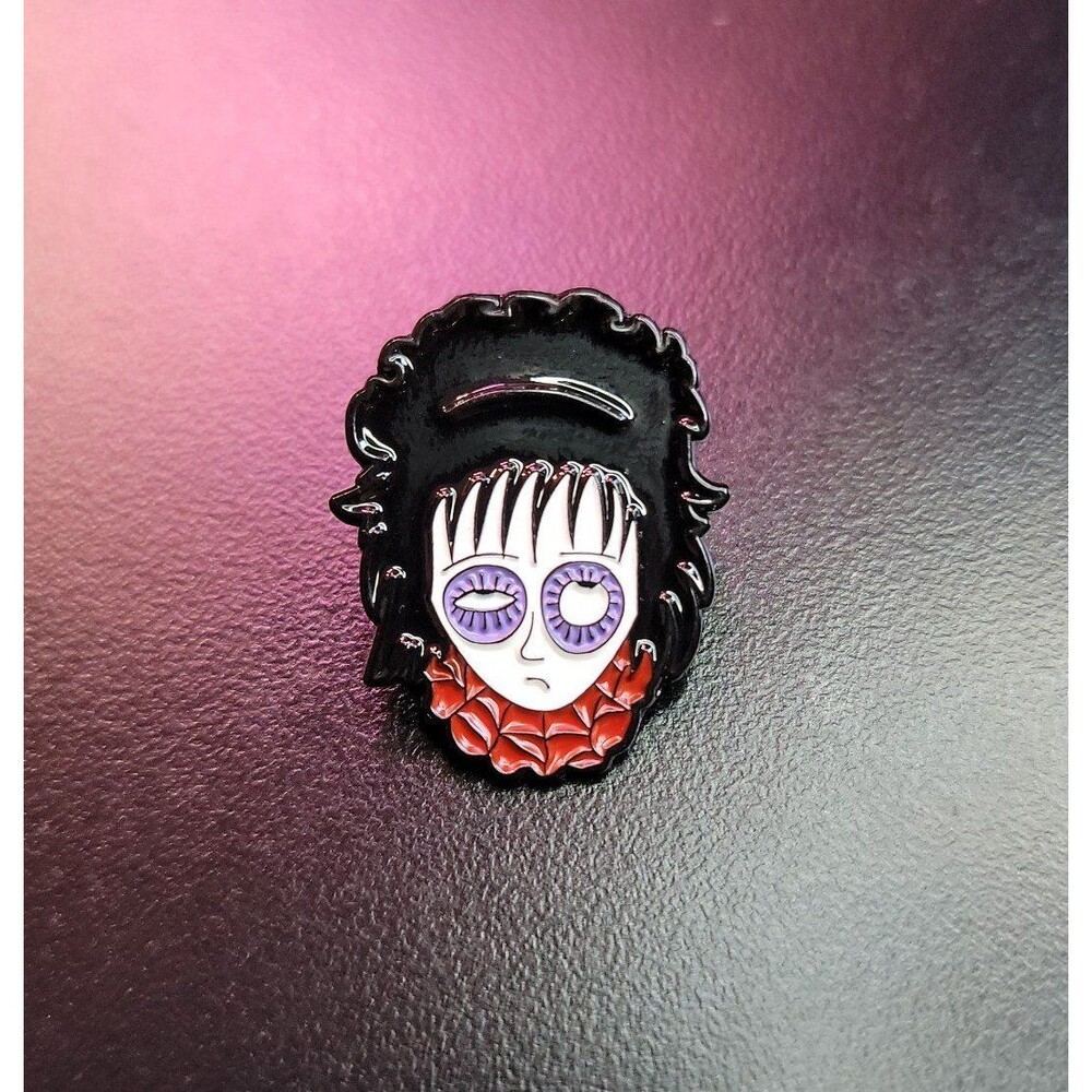 Beetlejuice Lydia‎ enamel pin